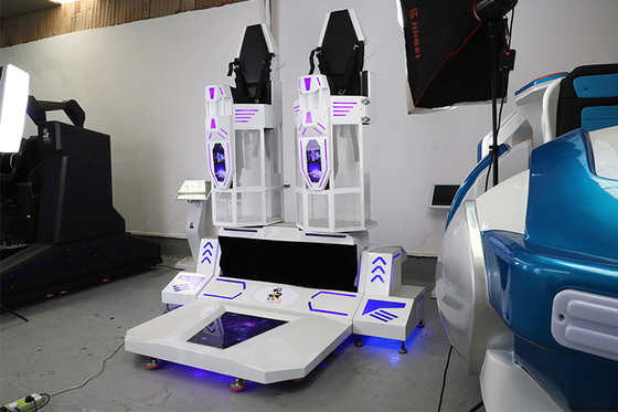 Doubles parcs de réalité virtuelle du simulateur 7500W de montagnes russes de Rocket VR