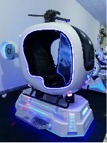 logo adapté aux besoins du client par simulateur 9D de l'hélicoptère VR 1500W avec des films de vol