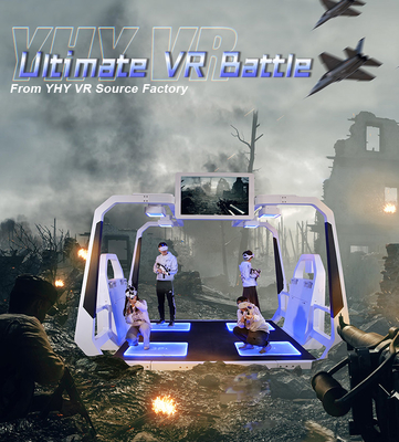 Expérience immersive interactive de simulateur de jeu de tir de joueurs de 9D VR 4