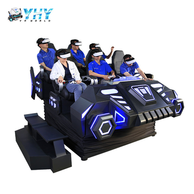 Mouvement multijoueur 220V de la voiture 9D de guerrier de simulateur du jeu VR avec 6 sièges