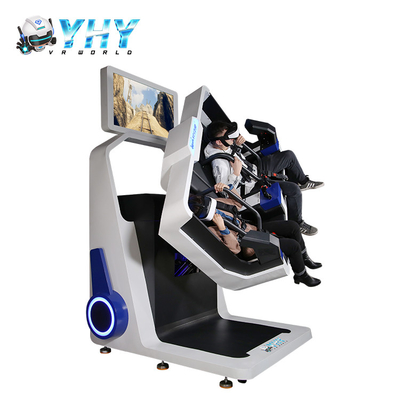 360 simulateur tournant des montagnes russes 9D Vr de réalité virtuelle de sièges des parcs à thème 2 de VR