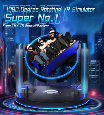 Équipement superbe de réalité virtuelle des montagnes russes 9d simulateur de rotation de 1080 degrés