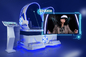 Simulateur à deux joueurs de la chaise 3 DOF d'oeufs de réalité virtuelle de l'amusement 9D avec le coup arrière