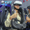 Simulateur 8.0KW des deux sièges 9D VR avec le jeu de simulation des montagnes russes VR