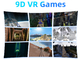 Simulateur de réalité virtuelle de joueurs des parcs à thème 10KW 3 de Rotataion VR de 1080 degrés