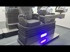 YHY 8 sièges jeu de tir en réalité virtuelle trois écrans cinéma 7D avec Gatling VR Gun