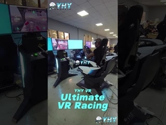 YHY-01.129 - Simulateur de conduite de voiture de course 3 DOF 3 Écran VR
