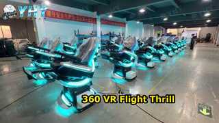 Expérience 360 ​​passionnante du simulateur de vol 9D VR