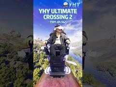 Chaise de croisement du simulateur 9D VR de montagnes russes de VR
