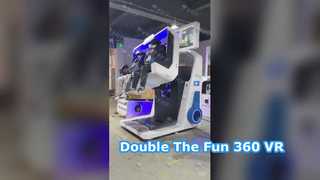 Siège double du simulateur Ultimate 360 ​​VR