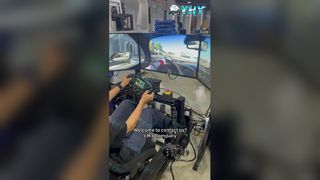 Expérience de conduite professionnelle ultime du simulateur de course YHY 3DoF