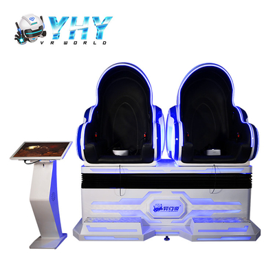 Double VR Egg Chair Coin Operated 2 Seats Cinema Virtual Reality Equipment