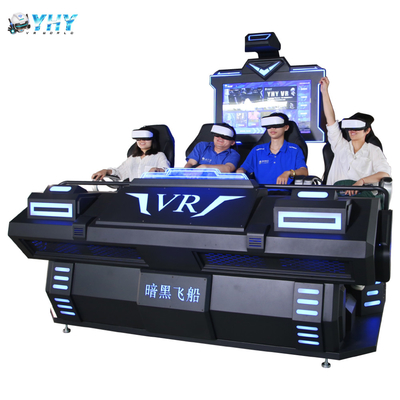 la machine quatre de jeux de cinéma du parc d'attractions 9d VR préside le simulateur de mouvement de VR