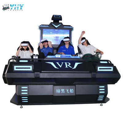 Type simulateur de famille de VR de mouvement de montagnes russes de films de sièges du cinéma 4 de 9d Vr plein