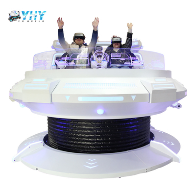 Simulateur de vaisseau spatial VR 9D Réalité virtuelle rotative OVNI Machine de jeu d'arcade électronique