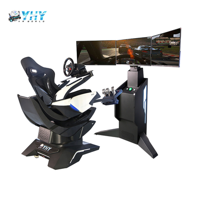 Machine de jeux de course automobile à trois écrans, simulateur de conduite en réalité virtuelle