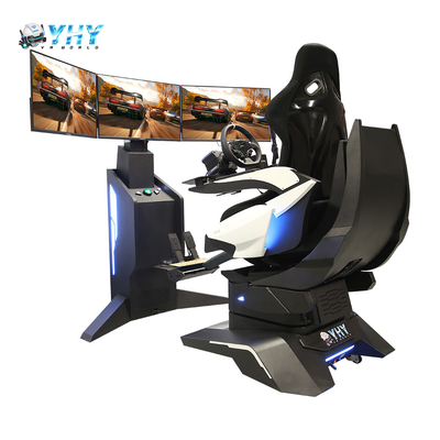 Machine de jeu de voiture de simulateur de course VR réglable professionnelle avec garantie d'un an