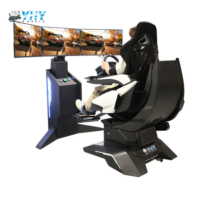 Parc d'attractions intérieur VR 9D Simulateur F1 Course de voitures à 3 écrans à vendre