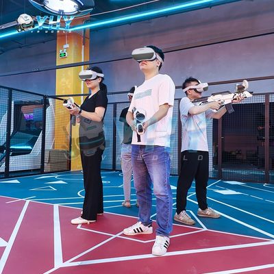 Retour sur investissement plus rapide Résolution VR clé en main Multijoueur Arène Roaming VR gratuit Jeu de tir pour parc d'attractions