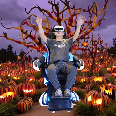 360 degrés de rotation VR Chaise de croisement avec un seul siège pour une expérience cinématographique VR immersive