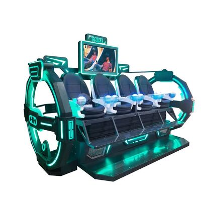 Parc à thème intérieur 4 places Simulateur de cinéma VR 9D Cinéma 5D 7D 9D Machine de jeu de réalité virtuelle