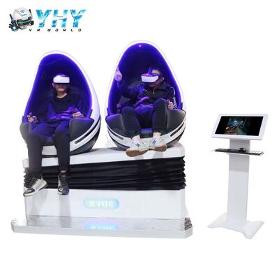 VR Double Egg Chair Machine de réalité virtuelle 2 sièges VR Cinéma 9D Simulateur Parc d'attractions