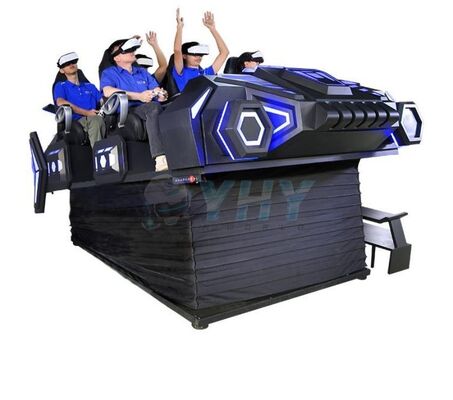 9D Virtual Reality 6-Seats Cinema Electric Motion System Machine Over 179+ Movie Games Indoor/Outdoor Airport Adventure Park