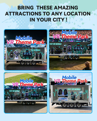Parc d'attractions VR mobile personnalisable pour parcs d'attractions et activités
