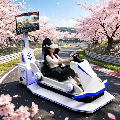 Dynamic F1 VR Indoor Racing Car Simulator 3 DOF Équipement de mouvement pour le parc d'attractions