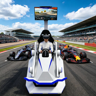 Simulateur de voiture de course en intérieur VR Arcade Réalité virtuelle Machine de jeu de course de moto