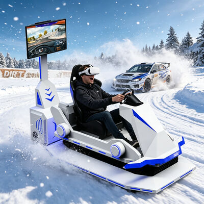 Vente à chaud Intérieur Dynamique VR 3 Dof Plateforme de mouvement Simulateur de voiture de course Équipement de jeu de course de voiture