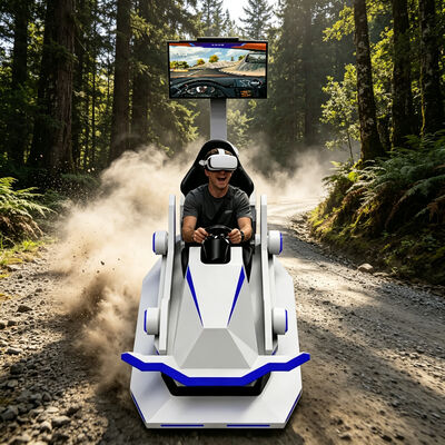 Simulateur de course VR 3DOF Plateforme de course de voiture Simulateur de conduite de vitesse Jeu de course Arcade Machine VR Machine de jeu