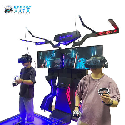 Arcade de réalité virtuelle Simulateur de musique de danse VR Walk Platform 2 joueurs Simulateur de jeu de combat VR