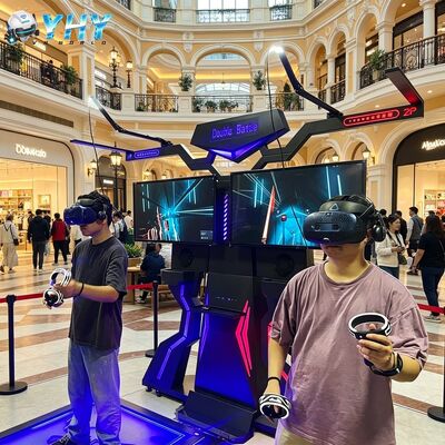 VR Two Versus Sensor de mouvement Console de jeu multijoueur en ligne Grand tir Thunder Dark Expérience du champ de bataille Musée d'équipement