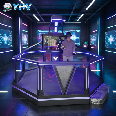 Un joueur VR Arcade Groups Jeux Machine de chasse 9D Tirez gratuit VR marche Simulateur de combat Simulateur de tir à l'arme à feu VR Arena