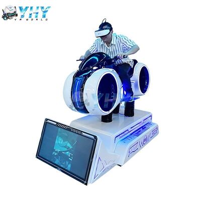 Centre d'attractions en intérieur, machine à jeux de réalité virtuelle, machine à jeux vidéo de course de moto VR