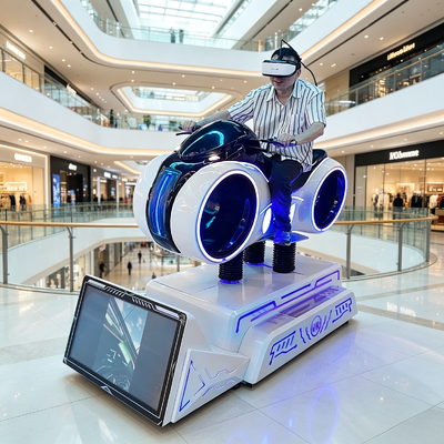VR Motocycle Simulation de réalité virtuelle interactive à l'intérieur Facilités de divertissement pour le centre commercial et le parc d'aventures