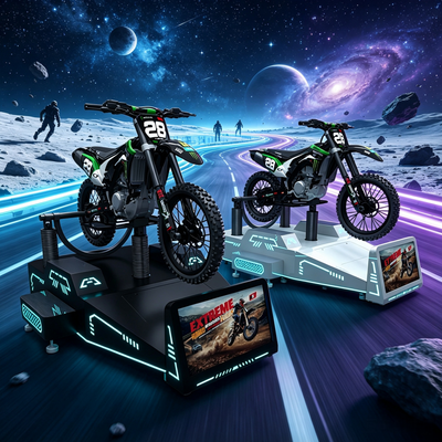 9d Vr Mountain Motion Motion Ride est une machine de jeu rentable pour les centres de jeux commerciaux.