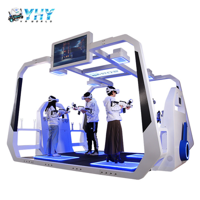 4 Players Gun VR Shooting Simulator 110V Customized Logo For Adult