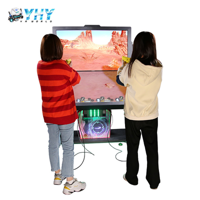 Jeux électroniques de tir infrarouge de joueurs 4 des enfants avec le double écran