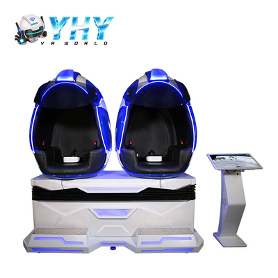 2 sièges machine à jeux de réalité virtuelle simulateur de mouvement 9D Vr Egg Chair