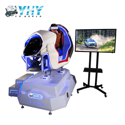 Simulateur de course d'arcade d'intérieur de terrain de jeu de simulateur de voiture de réalité virtuelle YHY 2.5KW