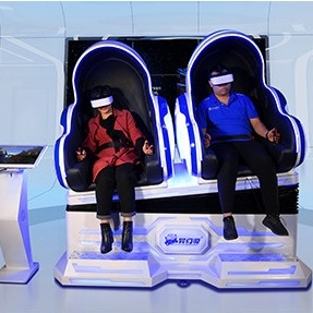 Double simulateur de réalité virtuelle de la chaise 2500W 9D d'oeufs de VR pour la zone de VR