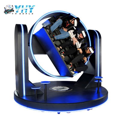 chaise VR de mouvement de cinéma de réalité virtuelle de 10kw 9D simulateur de rotation de 720 degrés