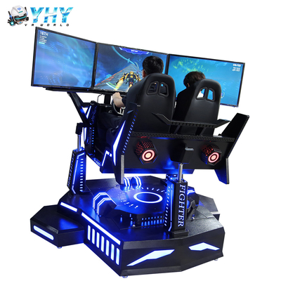 2 écran de la machine 3 de jeu de joueurs emballant la chaise de mouvement du simulateur 3 DOF VR