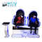 2 cinéma acrylique de simulateur d'oeufs des sièges 9D VR avec 200 jeux
