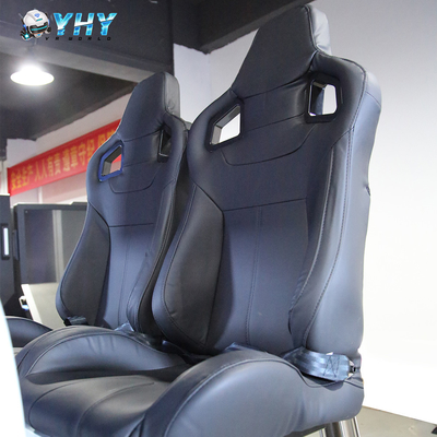 YHY VR 9D Simulateur de course de voiture 3 écrans F1 Jeux d'arcade Simulateur de course Cockpit Centre de jeux d'intérieur