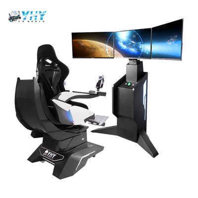 YHY Premier simulateur de vol dynamique de plateforme à 3 axes entièrement en alliage d'aluminium