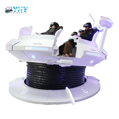 5 sièges VR Simulateur d'OVNI Réalité virtuelle Cinéma 360 Coaster à roulettes Shooting Arcade