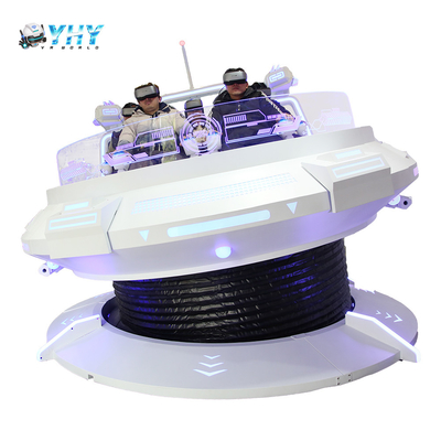 5 sièges VR Simulateur d'OVNI Réalité virtuelle Cinéma 360 Coaster à roulettes Shooting Arcade